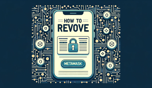 スマホも解説。メタマスクを使ったリボーク（Revoke）のやり方と必要性